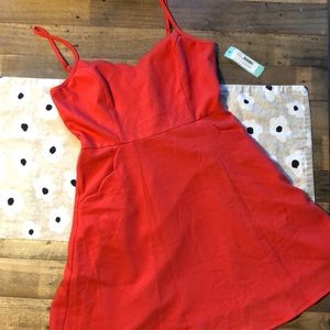 Market & Spruce burnt orange sundress